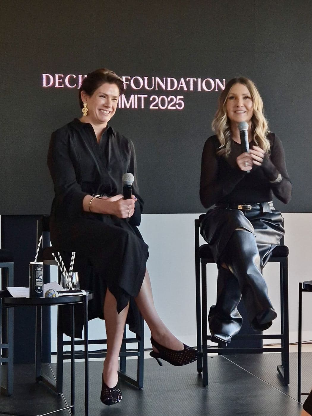 Gill Whelan, CEO of GILL WHELAN Projects, hosting a panel at the DECJUBA Foundation Summit 2025